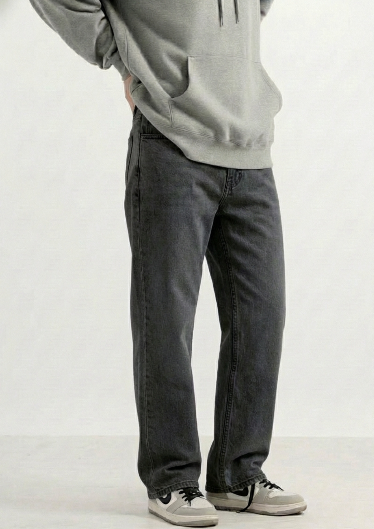 Men's Regular Fit Pack Of 2 - Jeans (Black - Dark gray)