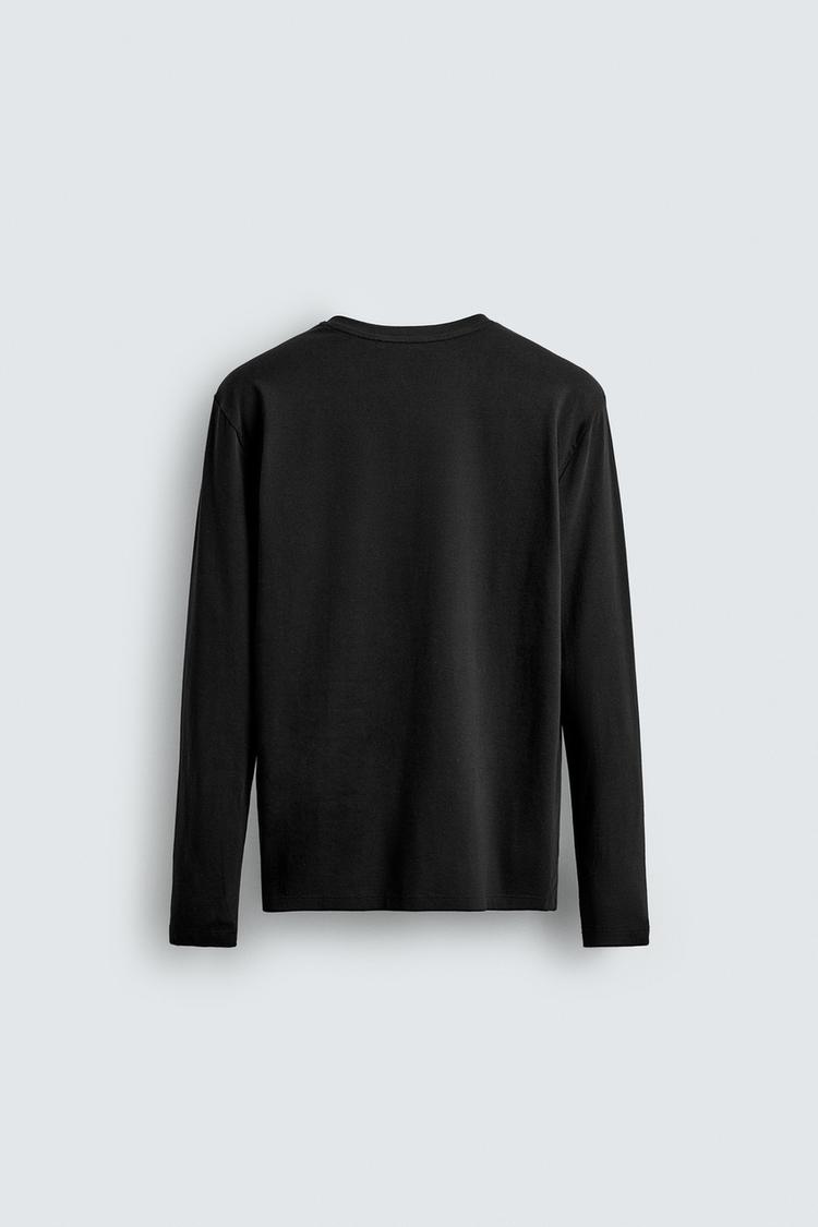 2 Pieces Full Sleeves T-Shirt ( BLACK & MAROON )