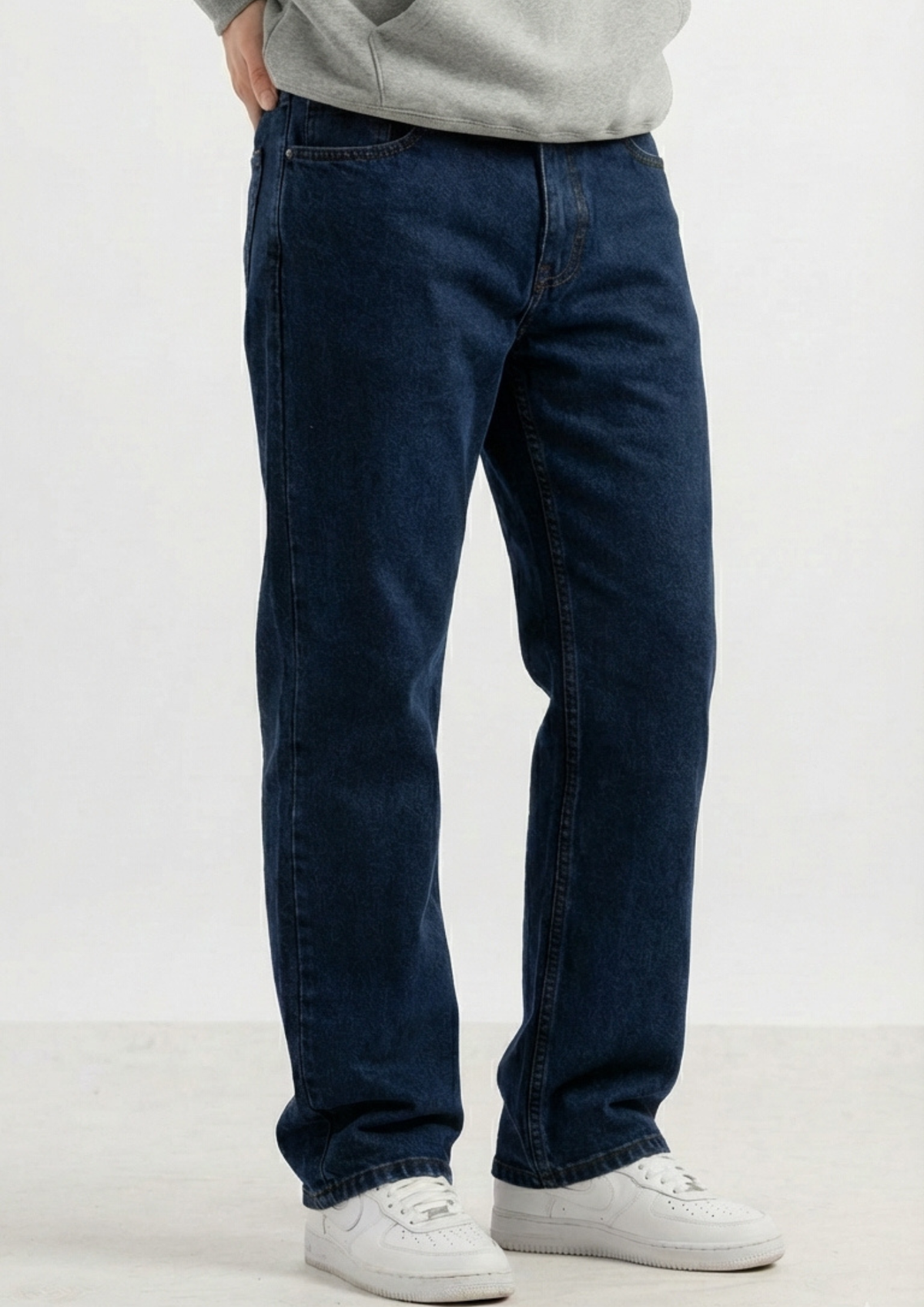 Men's Regular Fit Pack Of 2 - Jeans (Gray & Dark blue)