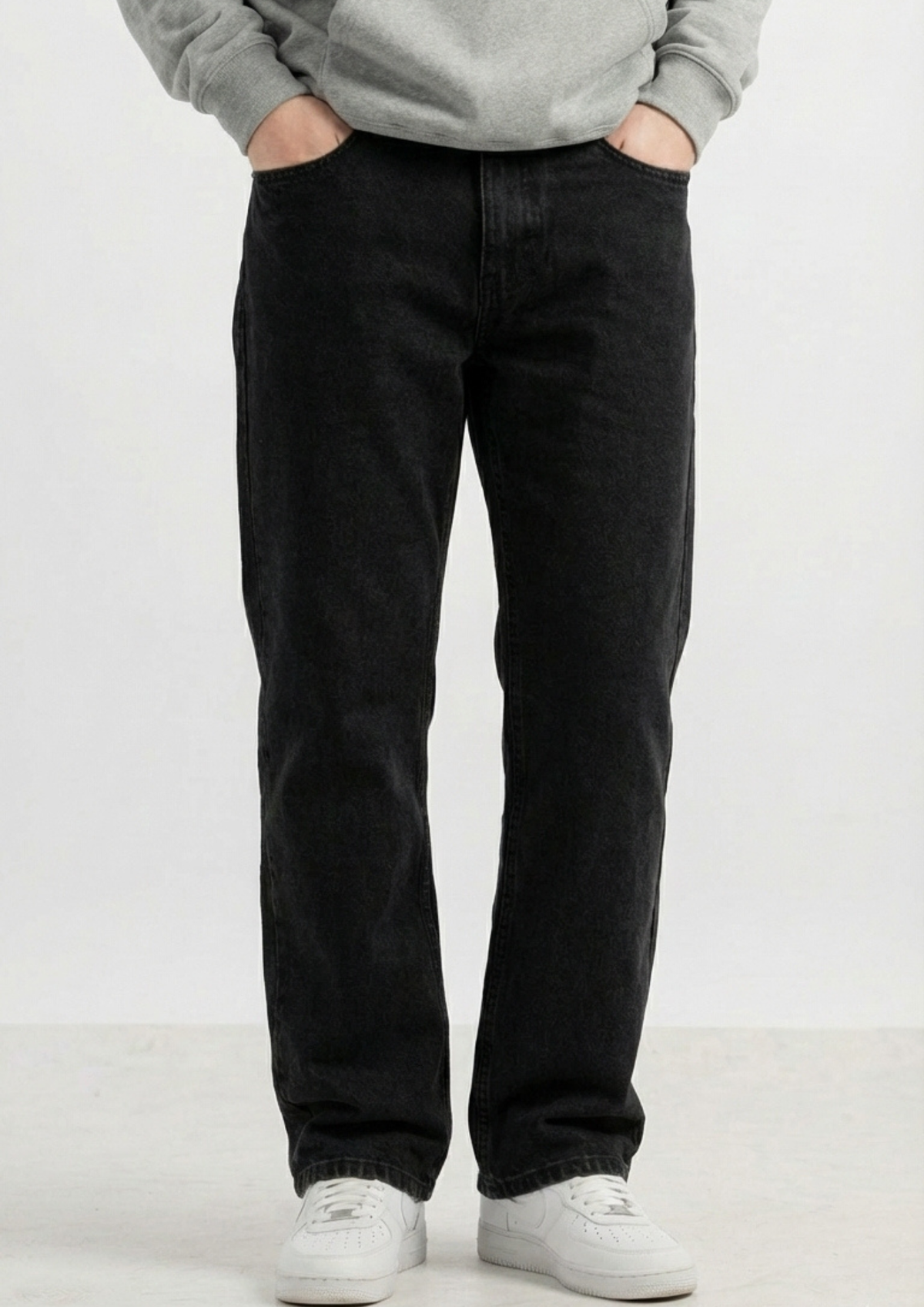 Men's Regular Fit Pack Of 2 - Jeans (Black & blue)
