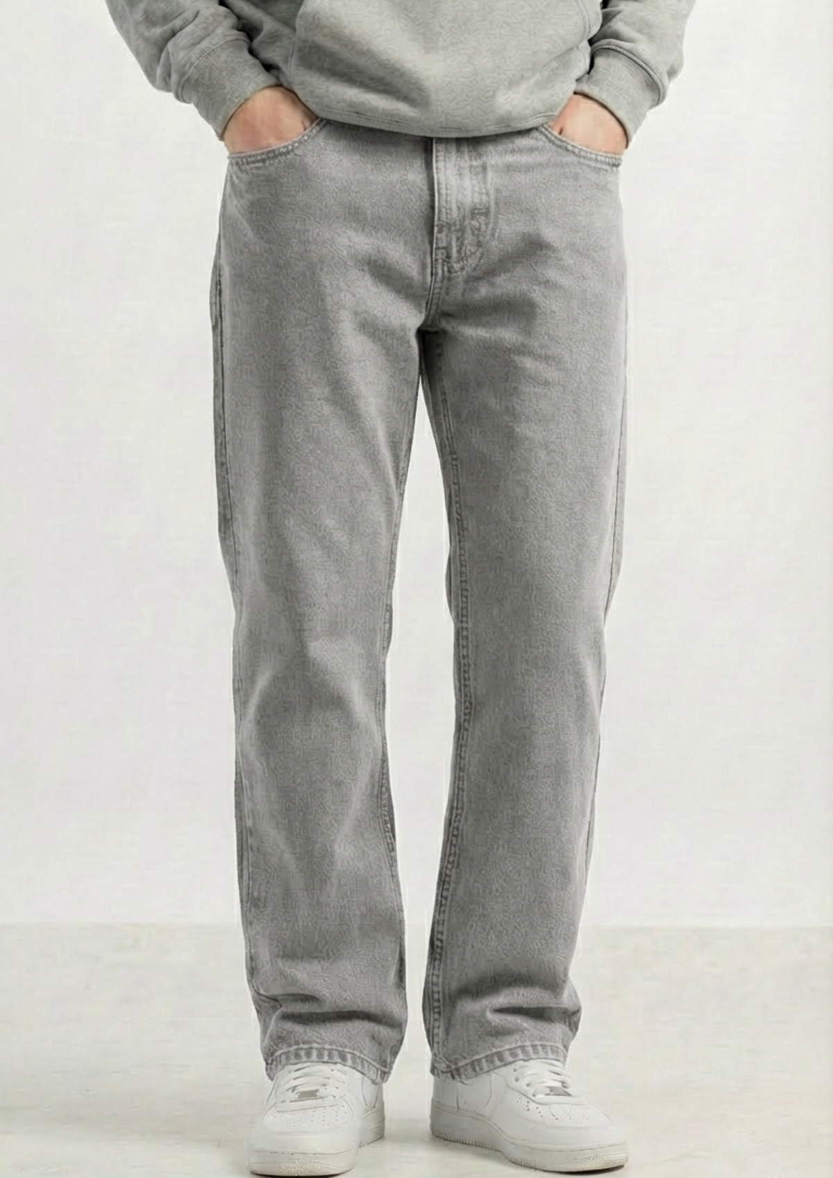 Men's Regular Fit Pack Of 2 - Jeans (Light gray & Dark blue)