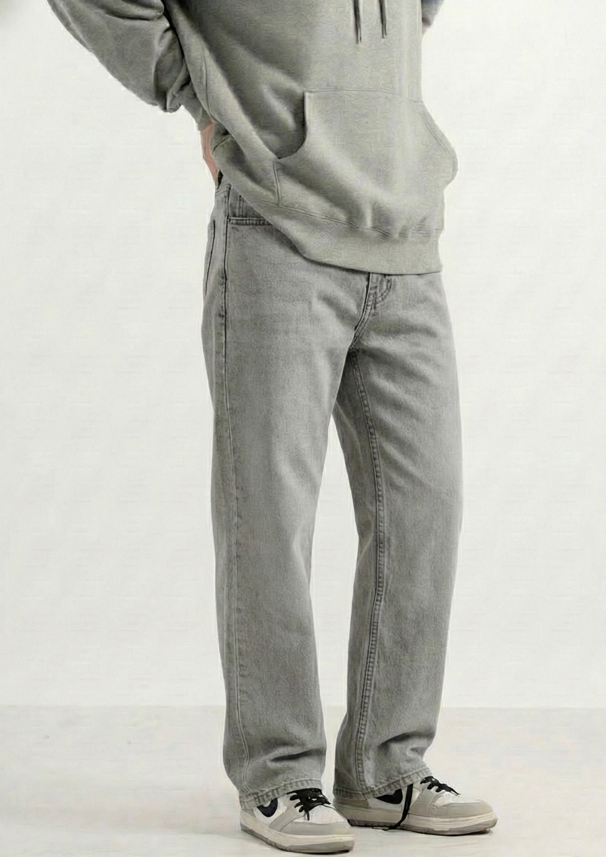 Men's Regular Fit Pack Of 2 - Jeans (Light gray & Light blue)