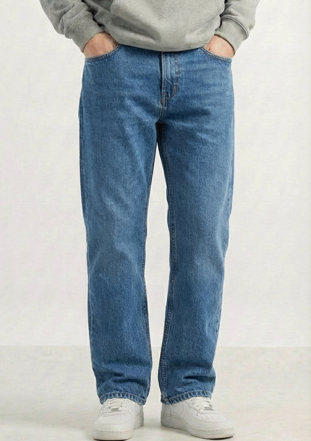 Men's Regular Fit Pack Of 2 - Jeans (Dark gray & blue)