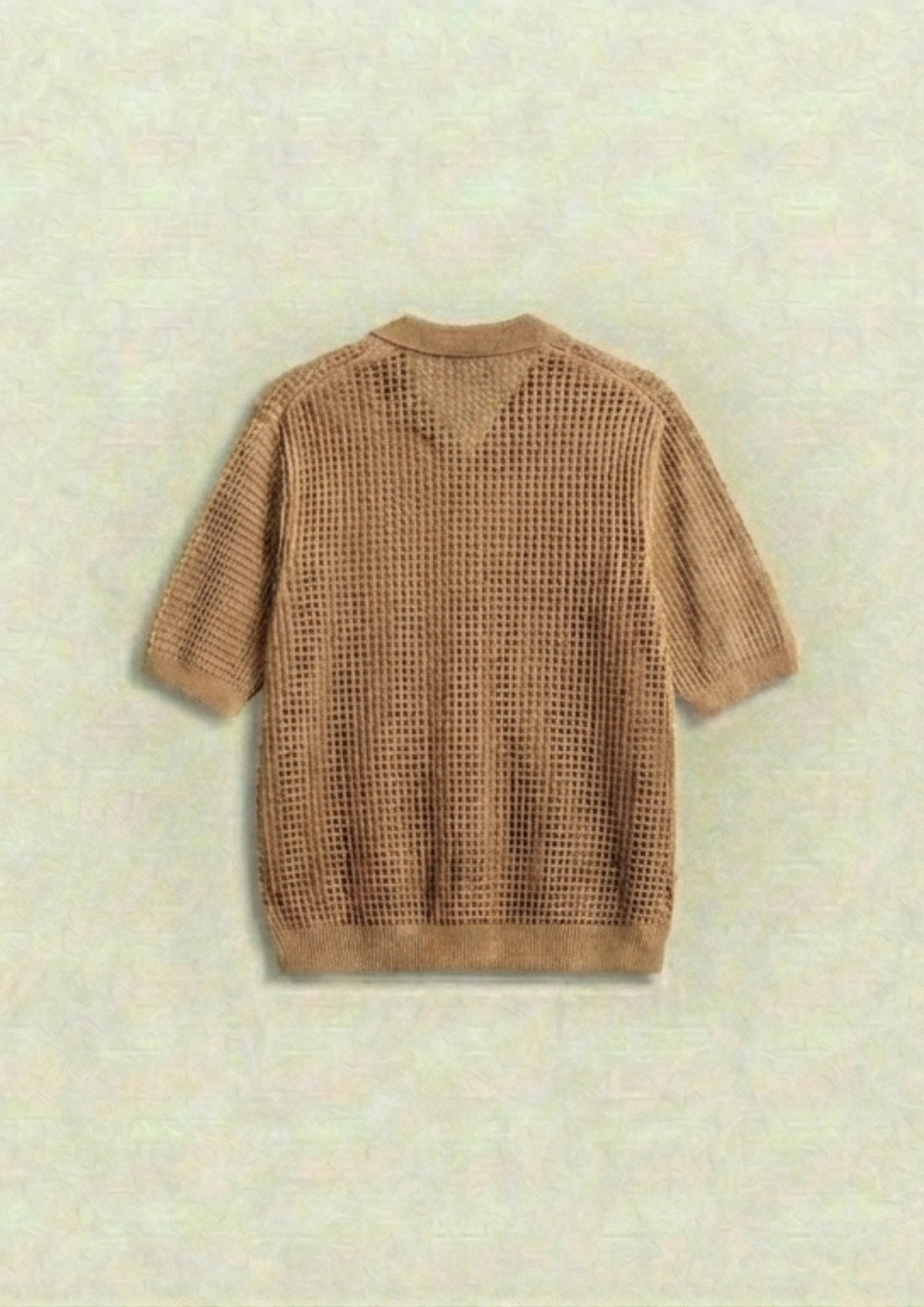 Pack of 2 – Waffle Knit Zipper Polo - (Maroon – Desert Sand)