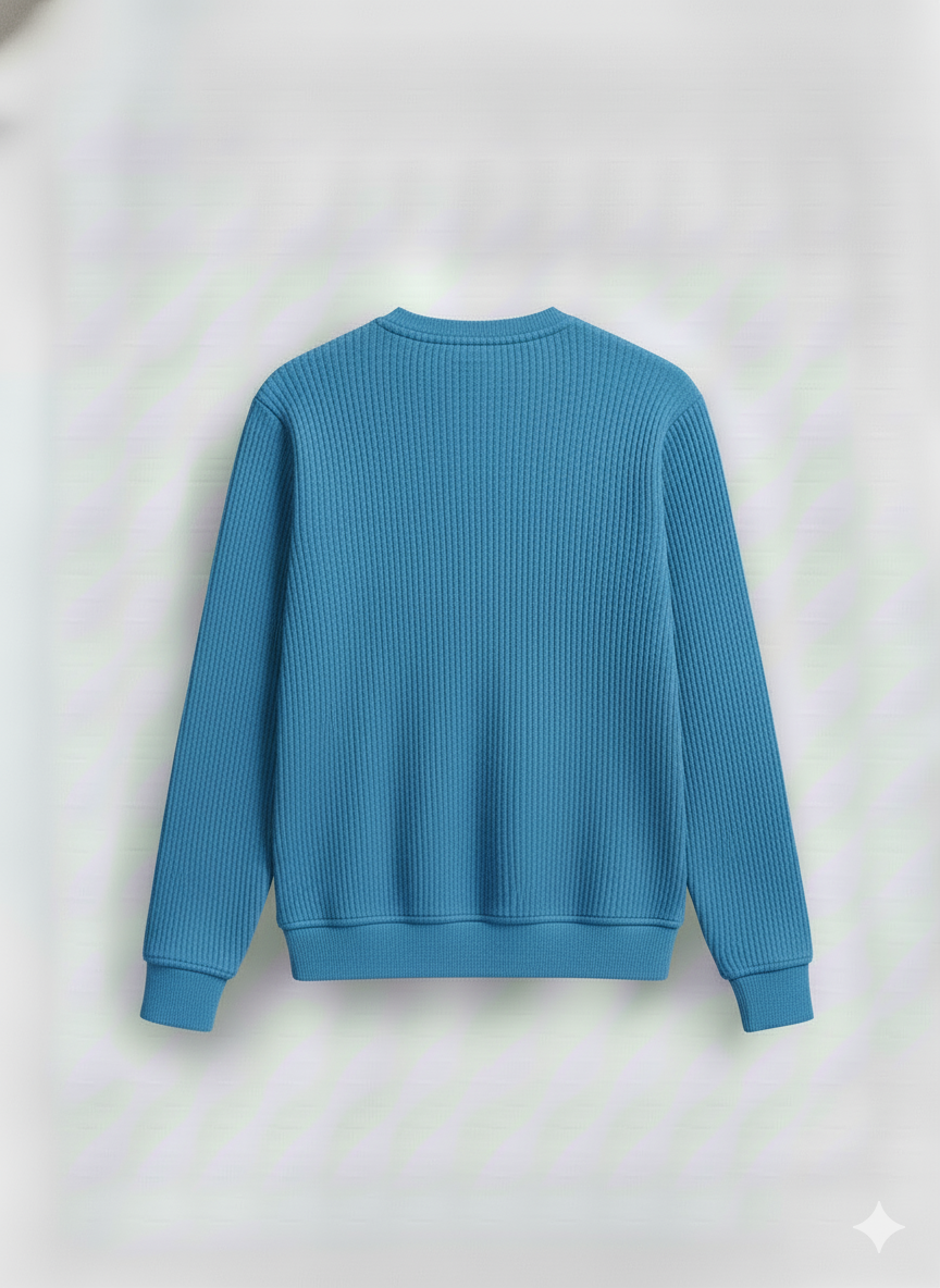 2 Pieces Waffle Knit Henley Pack ( Sky Blue + Navy )