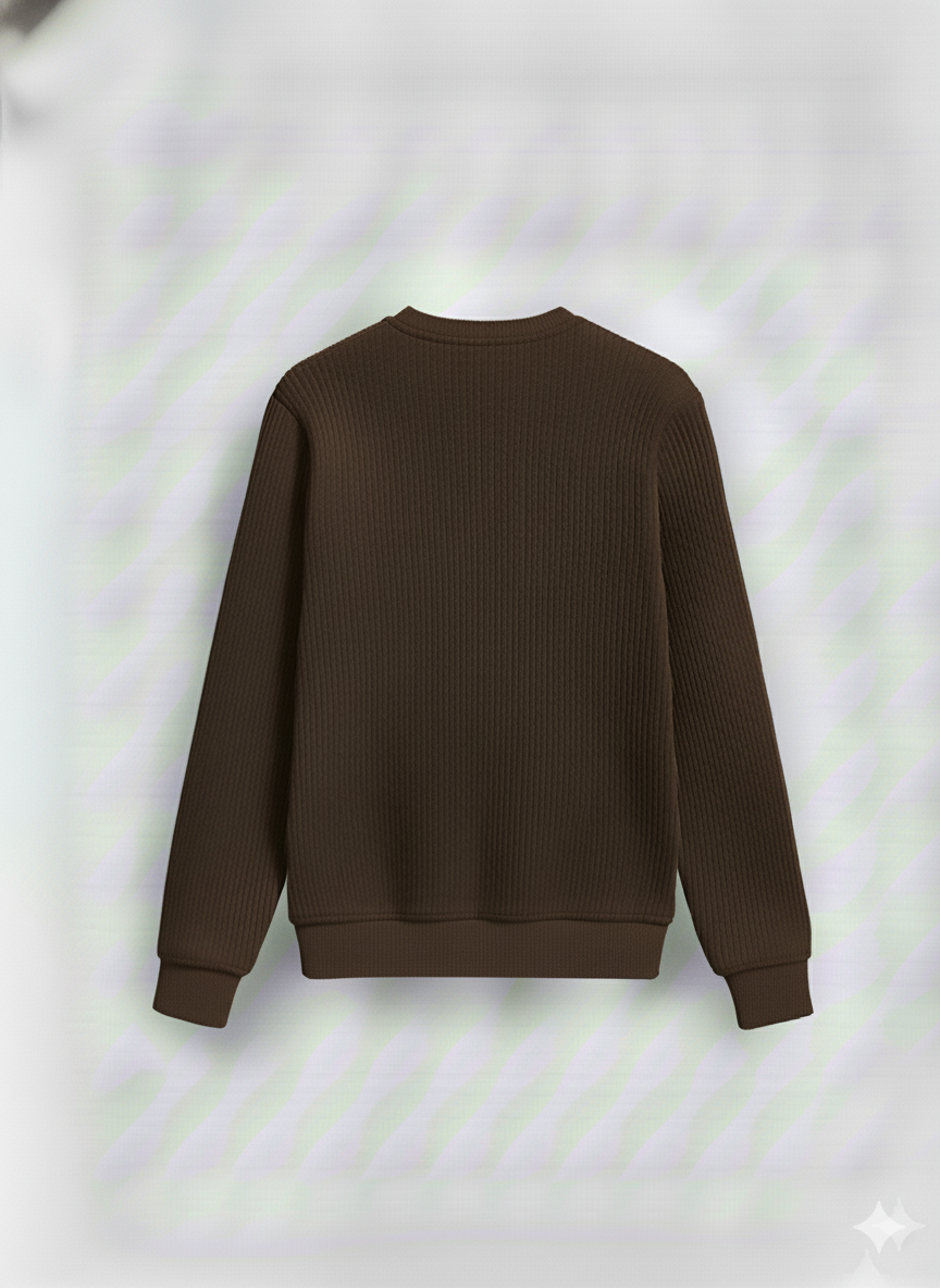 2 Pieces Waffle Knit Henley Pack (  Rust + Dark Brown )