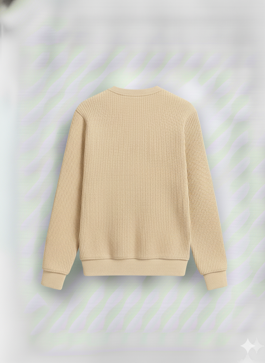 2 Pieces Waffle Knit Henley Pack (Navy & cream)